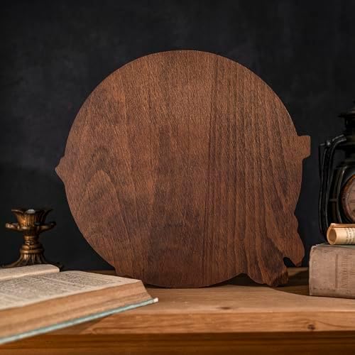 BGCOPPER Round Owl Wall Sculpture 12 Inch