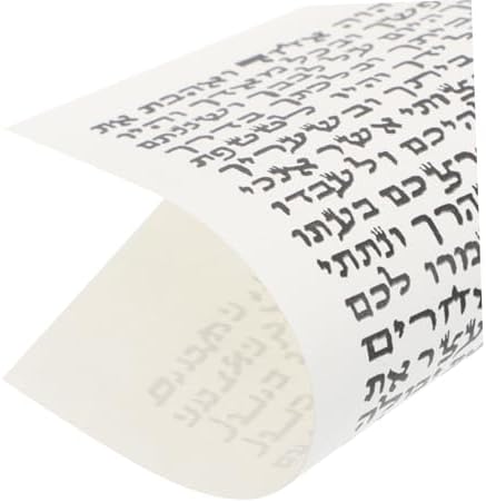 Yardenfun 50pcs Mezuzah Scroll Blessings Divine Protection Jewish Home Decor