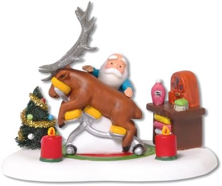 Department 56 North Pole Village Reindeer Massage Figurine
