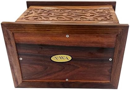 Extra Large Personalized Wooden Cremation Urn for Ashes