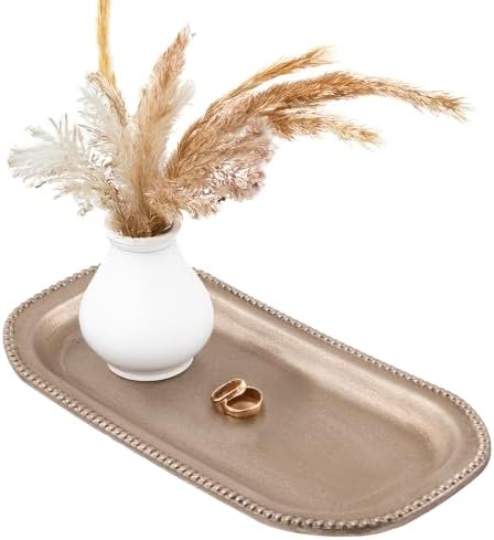 Wooden Decorative Tray Oval Boho Coffee Table Decor