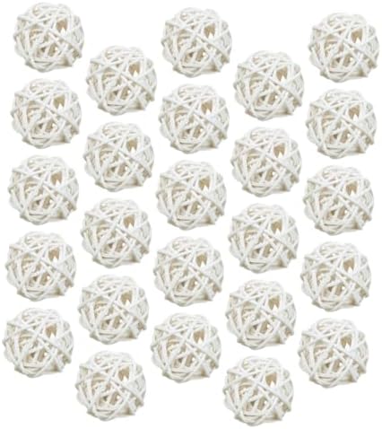 Alipis 25pcs Aromatherapy Rattan Balls Decorative Vase Fillers