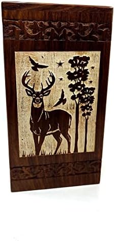 Personalized Wooden Cremation Urn for Ashes