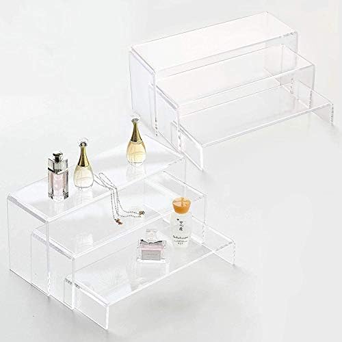 ANDGOO Clear Acrylic Display Risers 6 Pcs Set