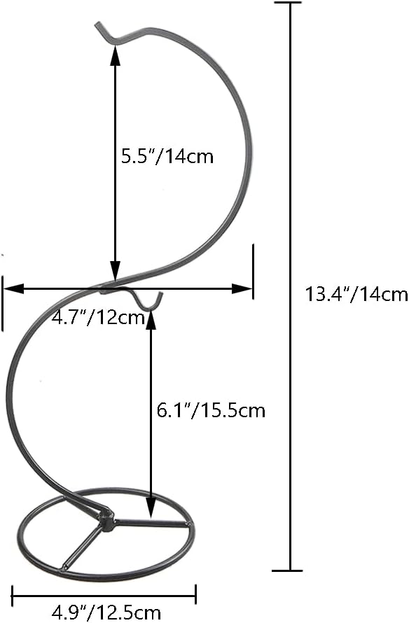 YY YEARCHY Ornament Display Stand for Glass Globes and Terrariums