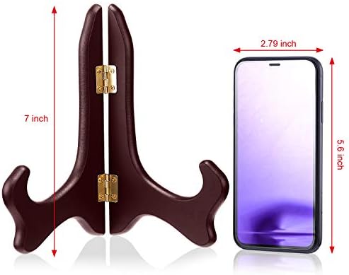 Tatuo 4 Pack Red Wooden Easel Display Stand