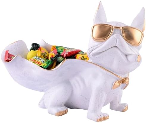 Cute Resin Cool Dog Sculpture for Home Decor