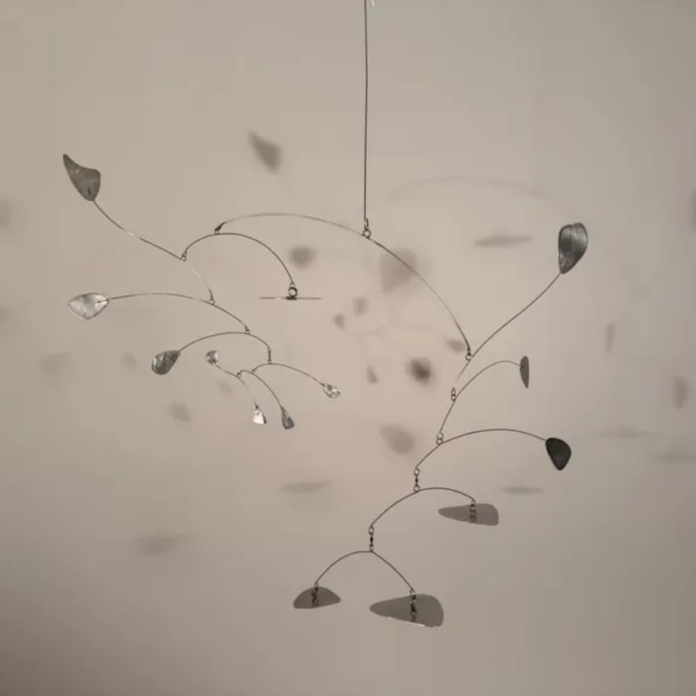 Metal Kinetic Hanging Mobile Sculpture 24 W x 18 H