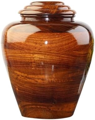 Rosewood Cremation Urn for Human Ashes Custom Engraving Durable Wooden Urn