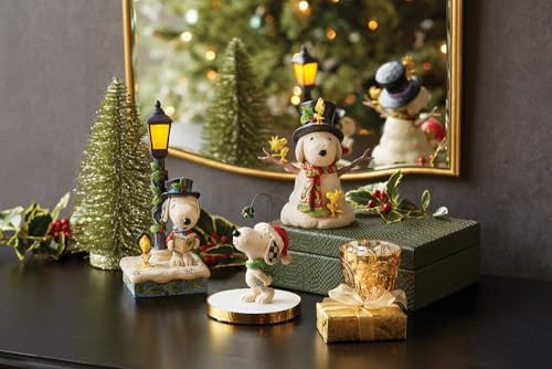 Enesco Peanuts Snoopy Snowman Figurine - 571 Inch Collectible Decor