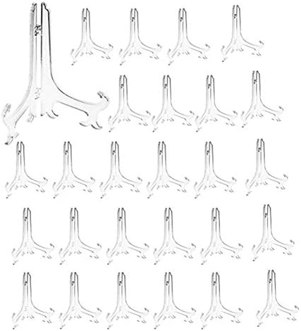 Artliving 6 Inch Clear Plastic Easels for Display