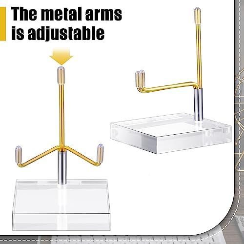 Kigley 4 Pcs Adjustable Metal Arm Display Stand Easel