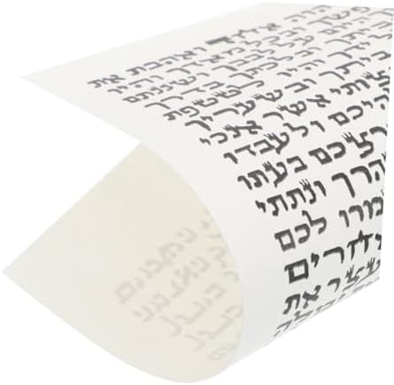 STOBAZA 100pcs Mezuzah Scroll Door Blessing