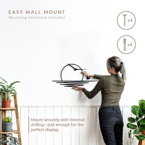 Wita Home Sunset with Seagulls Wall Art