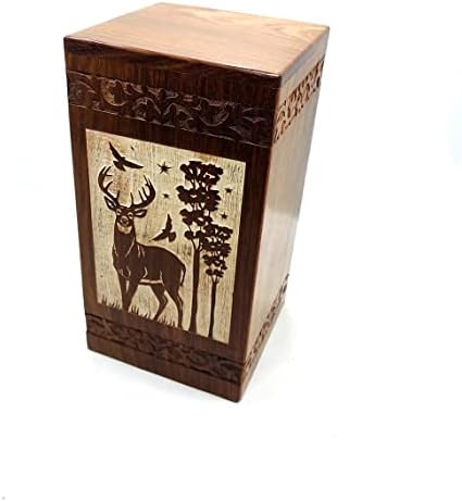 Personalized Wooden Cremation Urn for Ashes