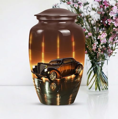 Golden Era Glow Classic Car Urn for Adult Ashes