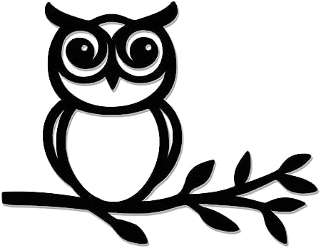 Zzbakress Owl and Olive Leaf Wall Sculpture