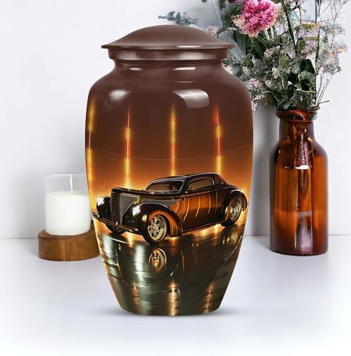 Golden Era Glow Classic Car Urn for Adult Ashes