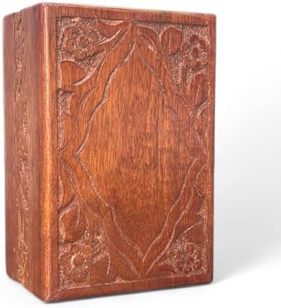 WoodGraphs Svaav Beautiful Handcrafted Wooden Urn Box