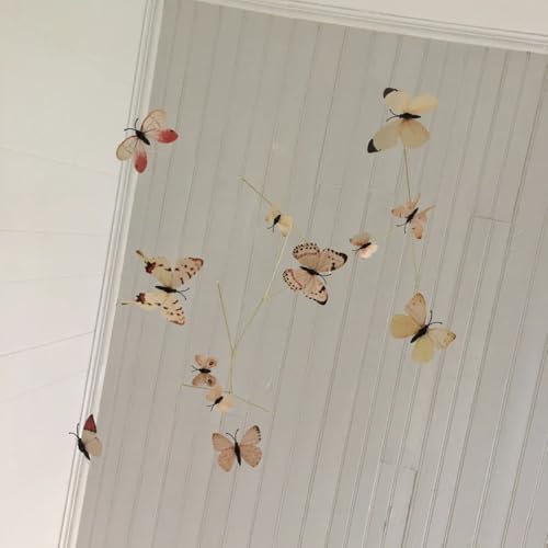 Yellow Butterfly Mobile - 23W x 28H Wall Decor