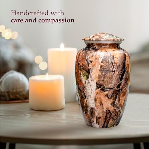 Trupoint Memorials Camouflage Cremation Urn for Adult Ashes
