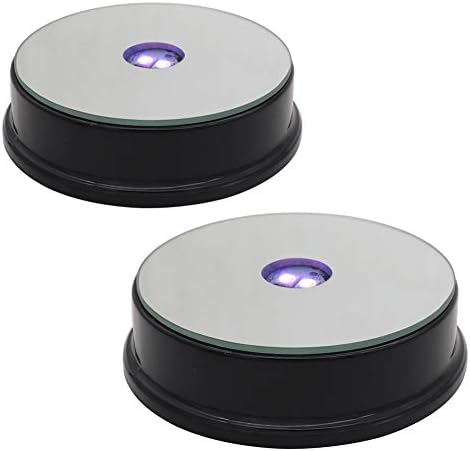 LED Black Display Base with Multicolor Changing Light