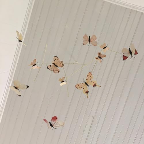 Yellow Butterfly Mobile - 23W x 28H Wall Decor