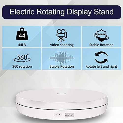 Foleto Motorized Rotating Display Stand with LED Light