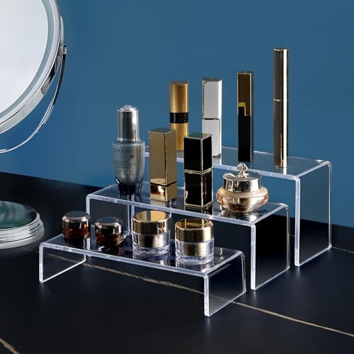 ANDGOO Clear Acrylic Display Risers 6 Pcs Set