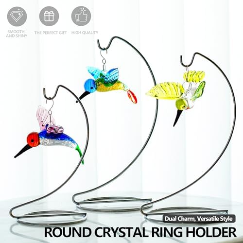 ZEERSHEE 3 Pcs Iron Hanging Stand Display for Decorations