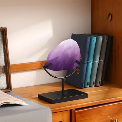 Marsui 2 Pcs Metal Rock Display Stand Black Easel Holder