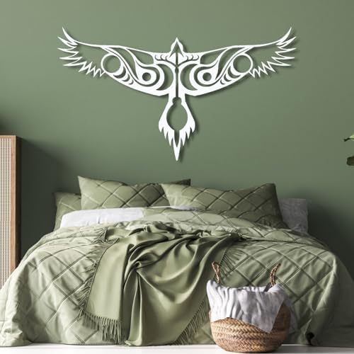 Norse Raven Metal Wall Sculpture Decor
