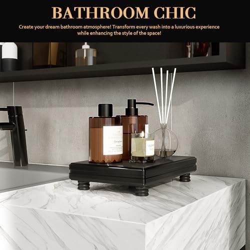 Modern Wooden Riser for Bathroom Decor and Kitchen Use