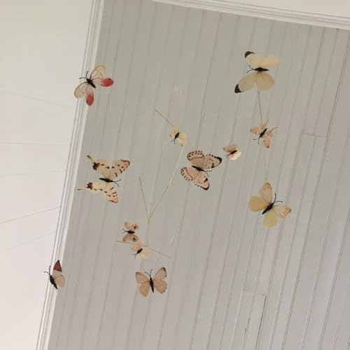 Yellow Butterfly Mobile - 23W x 28H Wall Decor