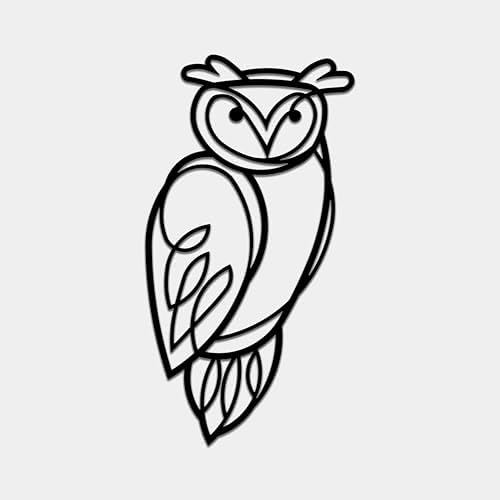 BONPERLA Modern Minimalist Owl Wall Art Decor