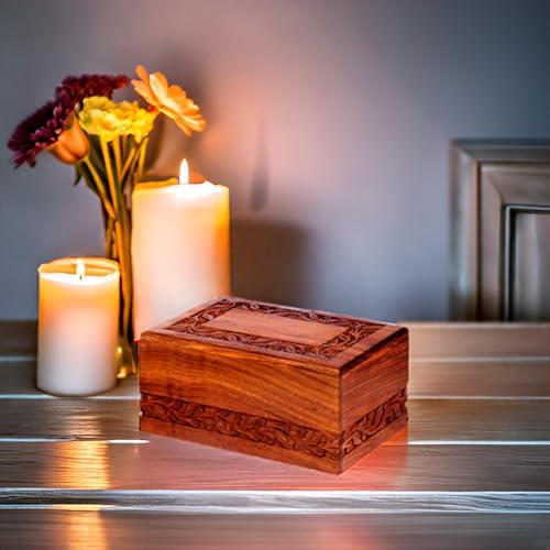 Wooden Keepsake Urn Box - Large Size