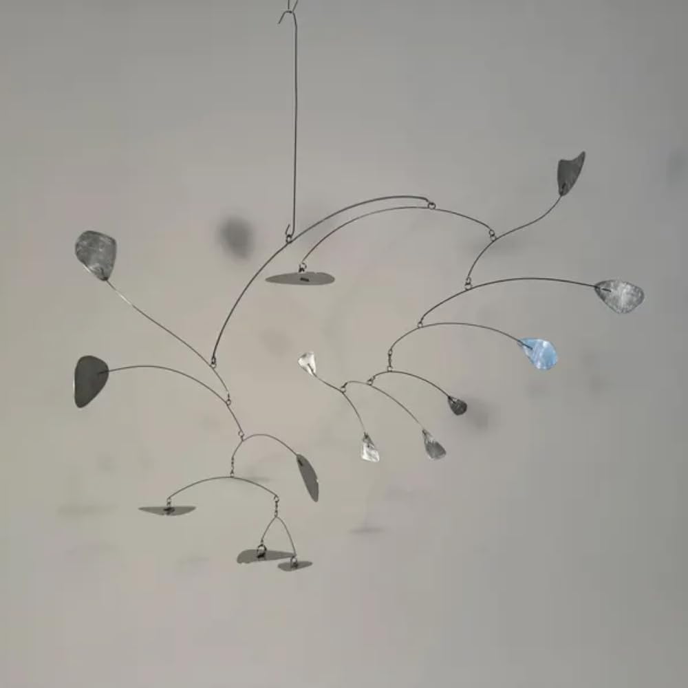 Metal Kinetic Hanging Mobile Sculpture 24 W x 18 H