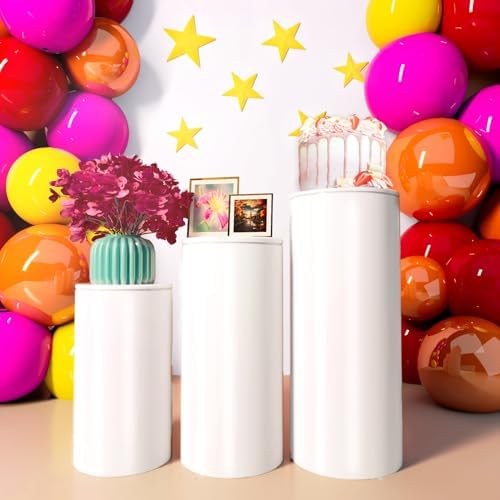 Cylinder Stand for Party Wedding Birthday Decor 3pcs