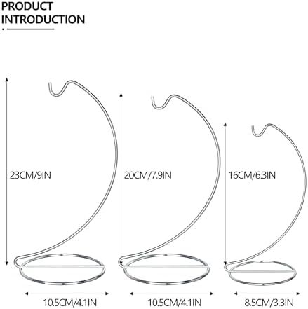 ZEERSHEE 3 Pcs Iron Hanging Stand Display for Decorations