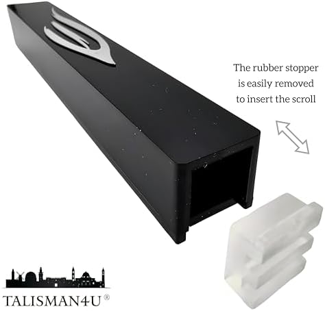 Talisman4u Waterproof Mezuzah Case Black