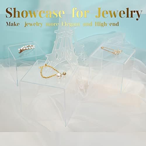 ihomecooker 8 Pack Clear Acrylic Riser Display Stand
