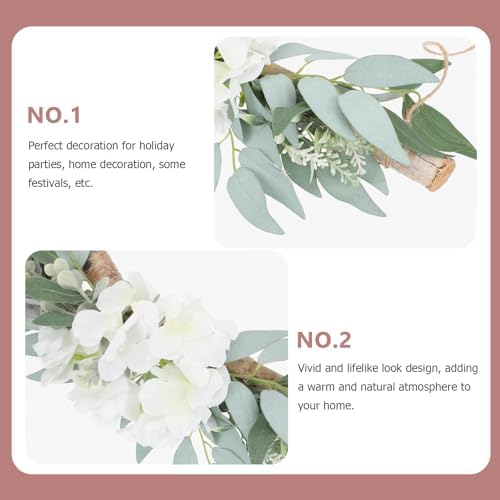 IMIKEYA Artificial Eucalyptus Decorative Wall Swag