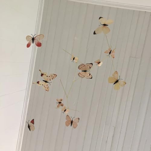 Yellow Butterfly Mobile - 23W x 28H Wall Decor