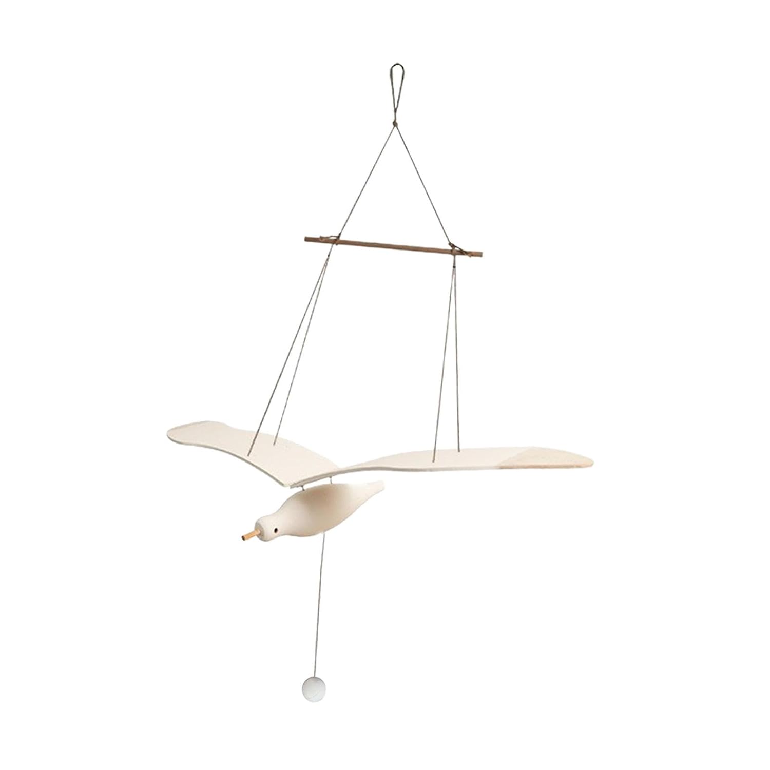 Wooden Seagull Mobile for Home Decor