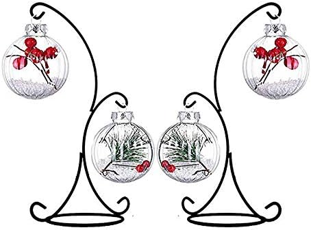 Archi 2 Pack Ornament Display Stand Iron Hanging Hook for Glass Terrarium