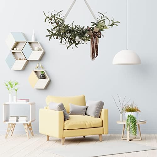 Artificial Olive Swag with Cotton and Ribbon Bow