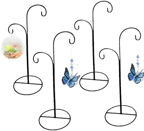 4pcs Hanging Glass Globe Display Stand Holder