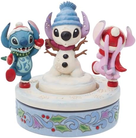 Enesco Disney Traditions Snowman Figurine 6 Inch Rotatable