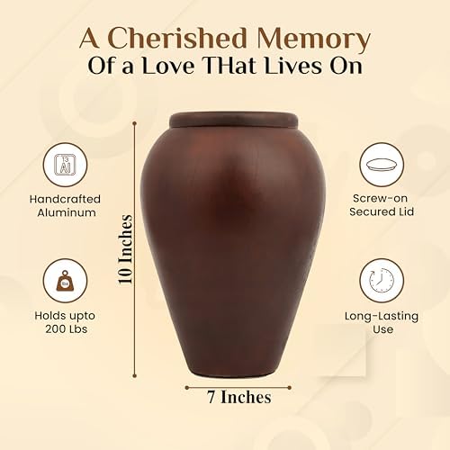 Elegant Wooden Cremation Urn - Handcrafted Mango Wood Memorial Box