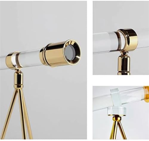 Luxury Crystal Telescope Desktop Decor Ornament